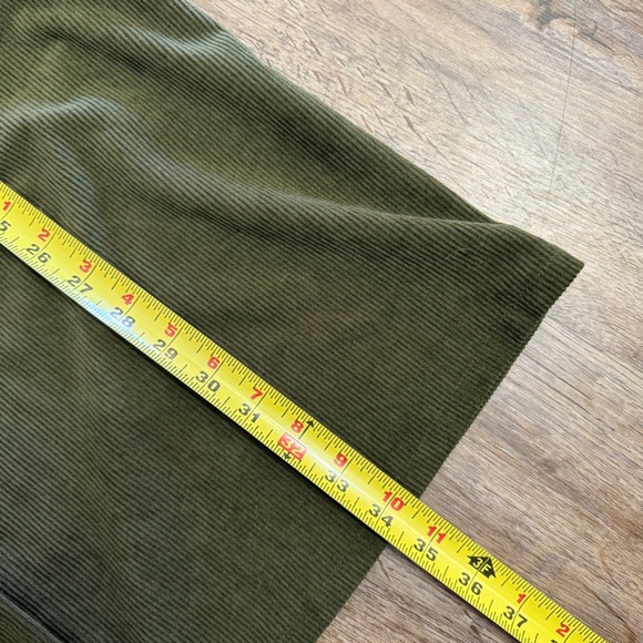 7 for all Mankind • Micro Corduroy Button Front 3/4 Sleeve Dress - Picture 5 of 10